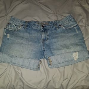AE Folded Jean Shorts- size 6